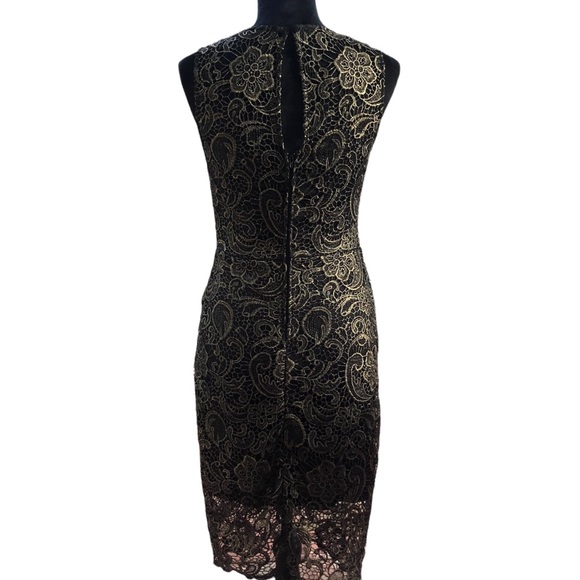 Bisou Bisou Tight Bodycon Little Black Lace Dress size 6 - Picture 12 of 15